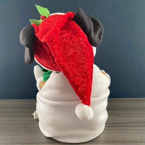 NWT Disney Mickey Mouse Snowman Collapsible Holiday Fabric Décor 24" - Picture 5 of 7